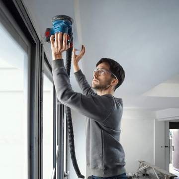 ЭКСЦЕНТРИЧЕСКАЯ КАЧЕСТВЕННАЯ ШЛИФОВАЛЬНАЯ МАШИНА BOSCH GEX 185-LI 18V аккумулятор + БЕСПЛАТНО!!!