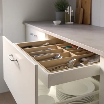 IKEA UPPDATERA Taca na sztućce bambus 52x50 cm