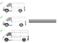 фото thumb №1, Порог ремкомплект порог левая 765mm pft760013bl