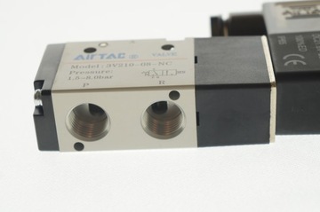 ЭЛЕКТРОМАГНИТНЫЙ КЛАПАН AIRTAC 3V210-08 3/2-1/4-24 В постоянного тока