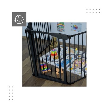 Barierka zabezpieczająca DUŻA do 317cm Tulano Guardian 6.0 Black