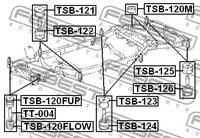 фото thumb №3, Подушка febest do toyota 4 runner 2.7 4.0