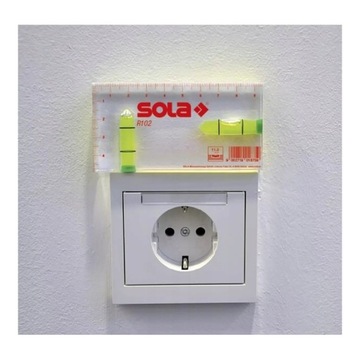Уровень SOLA R100, акриловый блок с пузырьками