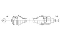 фото thumb №2, Полуось приводная kadjar 1.5dci edc 15- /левая, atm/