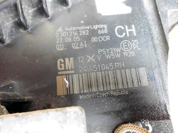 фото thumb №9, Opel zafira b лампа bi-xenon правая 0301214282 европа