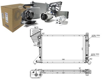 фото thumb №1, Радиаторов воды mercedes sprinter 616 cdi 905.612