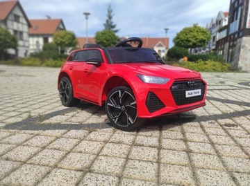 Детская машина Audi RS 6 Пилот, колеса EVA, MP3