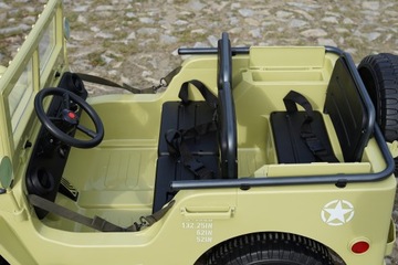 JEEP WILLYS 4X4 привод, аккумулятор 12В14Ач, колеса EVA