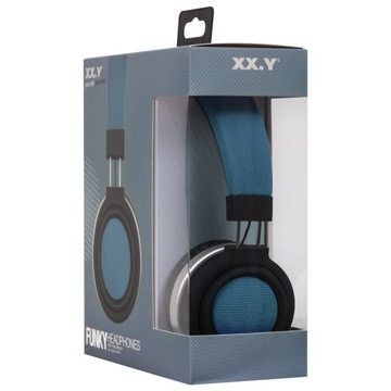 Słuchawki XX.Y FUNKY M2 BLUE mikrofon vol control