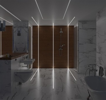 KLOSZ DO PROFILU LED TERRA RUNO WODOODPORNY IP 2M