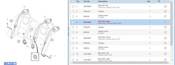 фото thumb №9, Volvo s60 2017 ремені безпеки