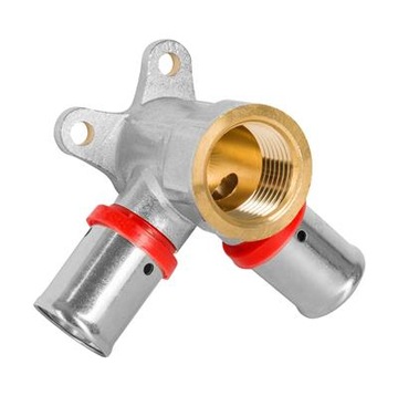 Колено 16 x 1/2 дюйма с зажимами PEX. ДВОЙНОЙ