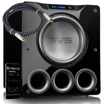 SVS PB-4000 АКТИВНЫЙ САБВУФЕР 1200ВТ ЧЕРНЫЙ ГЛЯНЕЦ