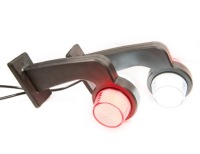 Габаритний ліхтар neon horpol biało czerwona old school тюнінг led neon style tir Недорого, фото thumb