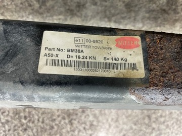 фото thumb №7, Hak буксировочный odkrecany шар балка жгут 7 pin bmw x5 e70 witter org