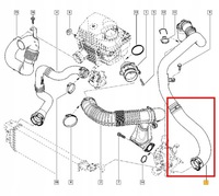 фото thumb №3, Труба turbo интеркулер renault master iii 2.3dci