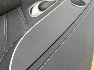 фото thumb №7, Mercedes amg w205 sedna boczeń оббивка двері правий зад шкіра оригінал eu