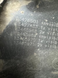 Спойлер накладка бампера задній дифузор astra k 2015-2019 13425501 Недорого, фото thumb