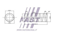 фото thumb №3, Fast ft12249k пружина подвеска