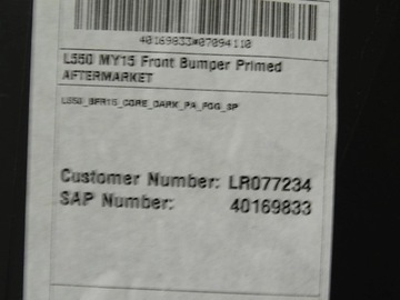 фото thumb №15, Новый оригинальный бампер переднее pdc discovery sport l550 2015-18 lr077234