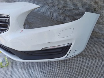 фото thumb №10, Volvo s60 ii v60 рестайлінг 13-18 бампер переднє перед комплектний білий 614