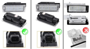 фото thumb №15, Лампочки світлодіодні led номерного знака реєстраційний renault megane ii 2002-2008