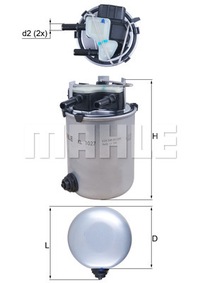 фото thumb №2, Mahle фильтр топлива kl 1027