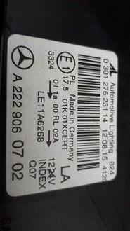 фото thumb №5, Mercedes s-klasa w222 full led лампа передняя kpl