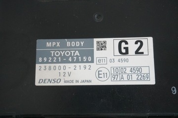 фото thumb №8, Toyota prius iii 1.8 гібрид комп'ютер блок керування двигуна 89661-47280