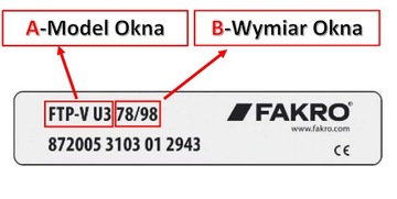 Roleta Dachowa Zaciemniająca do okien FAKRO 66x140 DEKRO