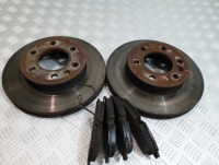 фото thumb №1, Mercedes sprinter 906 тормозные диски тормозные + тормозные колодки jak комплект
