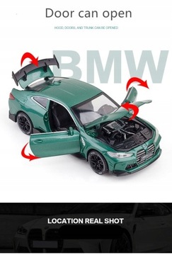 МОДЕЛЬ АВТОМОБИЛЯ BMW M4 1:32 МЕТАЛЛИЧЕСКАЯ ИГРУШКА