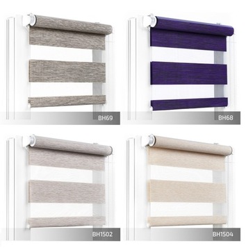 ROLETA ROLETY DZIEŃ NOC 64 x 230 cm KOLORY PREMIUM