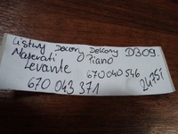 фото thumb №6, Накладки декоры декоры piano maserati levante 1