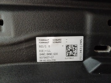 фото thumb №10, Bmw 5 g30 g31lci нова оригінальна панель консоль капот чорна 9375427