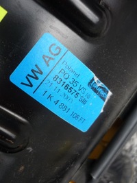 фото thumb №12, Сиденье правые перед vw golf v 5d чёрный хороший европа