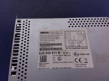 фото thumb №4, Skoda rapid радіо радіопрогравач 5ja035872b