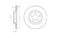 фото thumb №1, Гальмівні диски гальмівні 2szt mazda rx-8 1.3 10.03-06.12 d