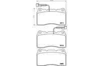 фото thumb №1, Hella pagid тормозные колодки тормозные alfa romeo 156 sportw