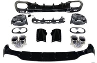 фото thumb №1, Диффузор mercedes c118 насадки хром look amg