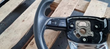 фото thumb №10, Q7 4m ii руль кожа кожаный лепестки sline 4m0419091d