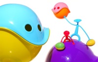 Ракушка Bilibo Pastel Mint - многофункциональная креативная игрушка Молук 2+
