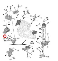 фото thumb №7, Подушка двигателя peugeot 508 407 807 c5 scudo oryg
