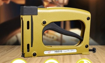 Meite HM515 Рамочный пистолет-гвоздезабиватель с 1000 шт. Ручной степлер с гибкой точкой, фр.