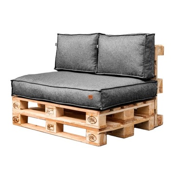 Подушки из поддонов Садовая мебель Подушки для скамейки Гранулы 120x80x15