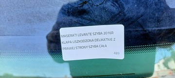 фото thumb №8, Maserati levante крышка багажника стекло 2016