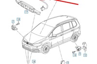 фото thumb №8, Volkswagen touran mk2 датчик захисту пішоходів новий оригінальний 5ta959109c