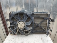 Купить Радиатор воды + вентилятор opel astra h 3 zafira b 1.6 бензин, фото thumb