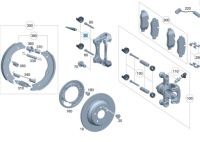 фото thumb №1, Оригинальные скоба суппорт тормозной задние mercedes w447