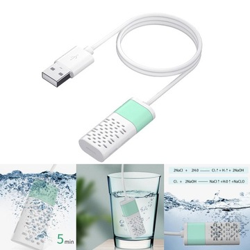 2 szt. Mini generator wody podchlorawej USB